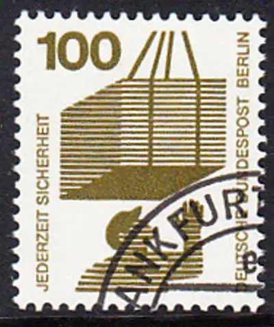 BERLIN 1971 Michel-Nummer 410 gestempelt EINZELMARKE (e)