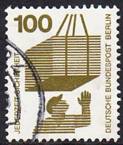BERLIN 1971 Michel-Nummer 410 gestempelt EINZELMARKE (c)