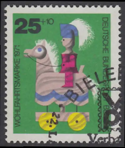 BERLIN 1971 Michel-Nummer 413 gestempelt EINZELMARKE (d)