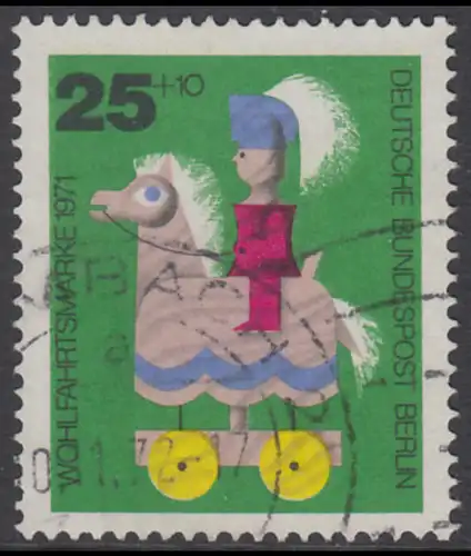 BERLIN 1971 Michel-Nummer 413 gestempelt EINZELMARKE (a)