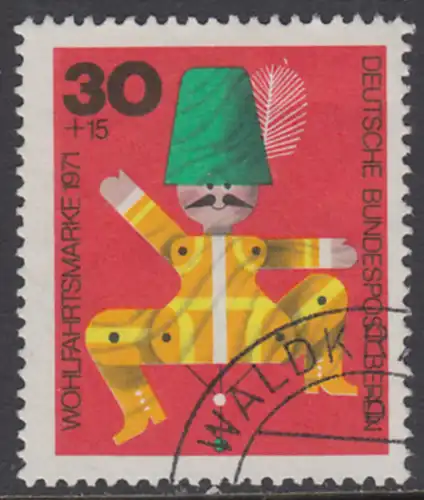 BERLIN 1971 Michel-Nummer 414 gestempelt EINZELMARKE (b)
