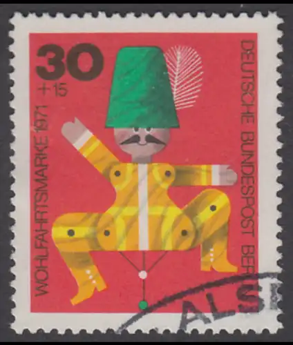 BERLIN 1971 Michel-Nummer 414 gestempelt EINZELMARKE (f)