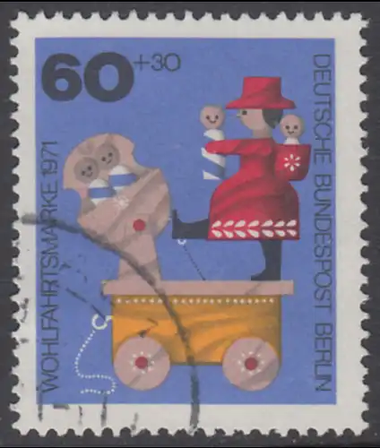 BERLIN 1971 Michel-Nummer 415 gestempelt EINZELMARKE (d)