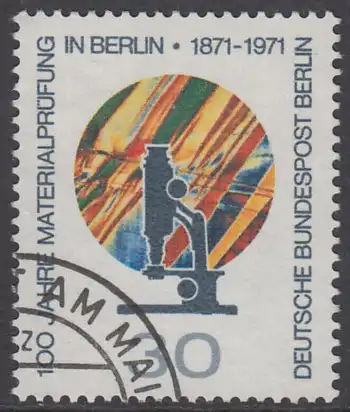 BERLIN 1971 Michel-Nummer 416 gestempelt EINZELMARKE (t)