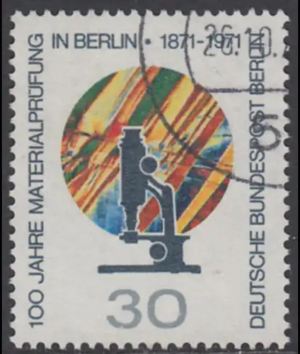 BERLIN 1971 Michel-Nummer 416 gestempelt EINZELMARKE (p)