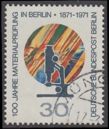 BERLIN 1971 Michel-Nummer 416 gestempelt EINZELMARKE (o)