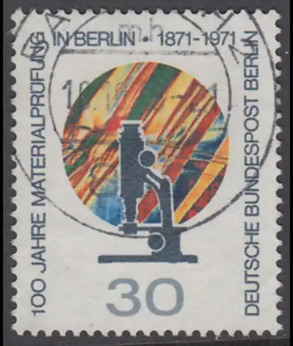 BERLIN 1971 Michel-Nummer 416 gestempelt EINZELMARKE (n)