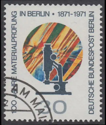 BERLIN 1971 Michel-Nummer 416 gestempelt EINZELMARKE (s)