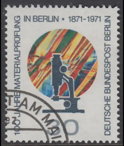 BERLIN 1971 Michel-Nummer 416 gestempelt EINZELMARKE (l)