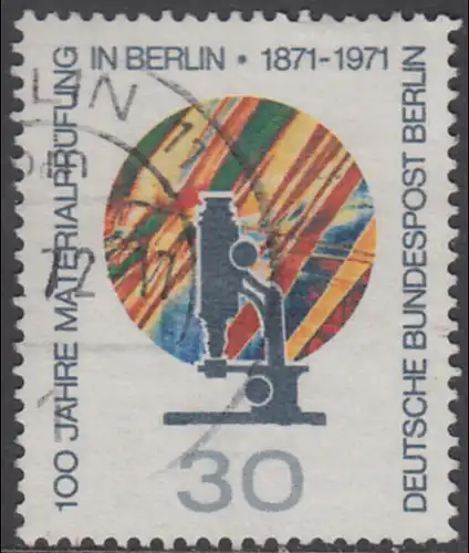 BERLIN 1971 Michel-Nummer 416 gestempelt EINZELMARKE (e)