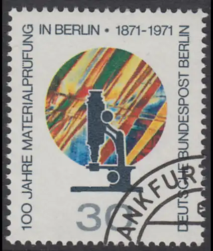 BERLIN 1971 Michel-Nummer 416 gestempelt EINZELMARKE (d)