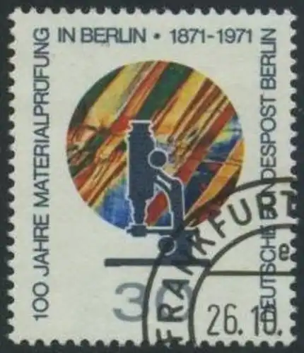 BERLIN 1971 Michel-Nummer 416 gestempelt EINZELMARKE (a)