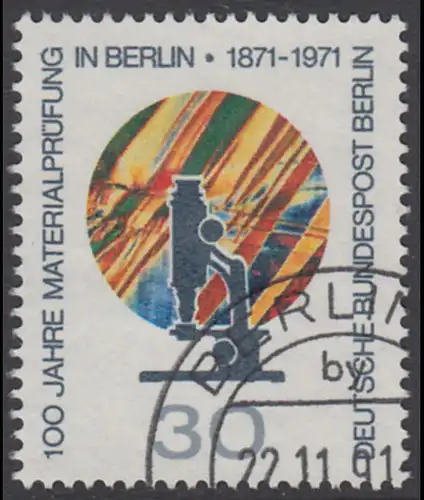 BERLIN 1971 Michel-Nummer 416 gestempelt EINZELMARKE (b)