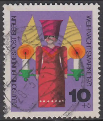 BERLIN 1971 Michel-Nummer 417 gestempelt EINZELMARKE (c)