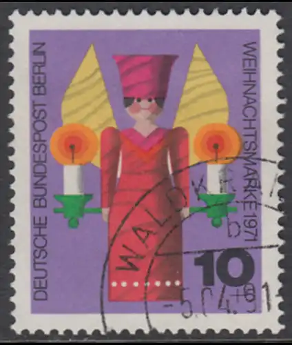 BERLIN 1971 Michel-Nummer 417 gestempelt EINZELMARKE (g)