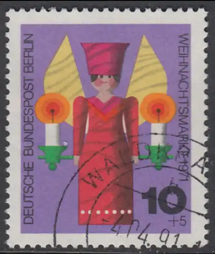 BERLIN 1971 Michel-Nummer 417 gestempelt EINZELMARKE (l)