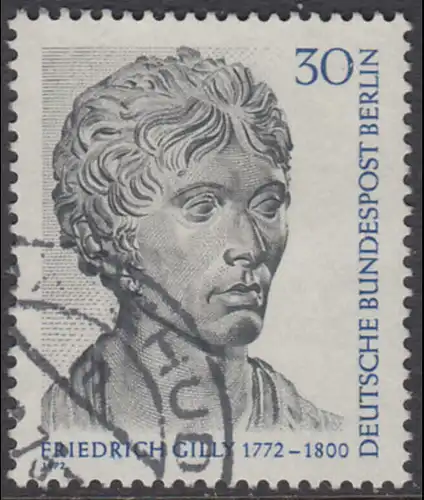 BERLIN 1972 Michel-Nummer 422 gestempelt EINZELMARKE (l)