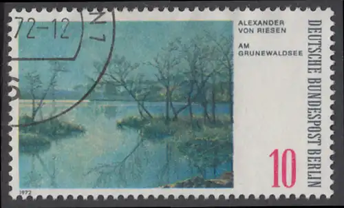 BERLIN 1972 Michel-Nummer 423 gestempelt EINZELMARKE (b)