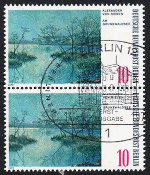 BERLIN 1972 Michel-Nummer 423 gestempelt vert.PAAR
