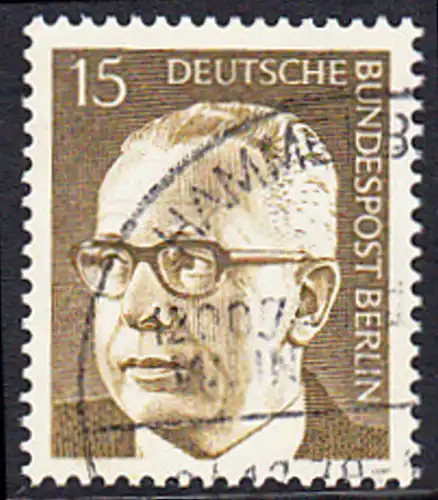 BERLIN 1972 Michel-Nummer 427 gestempelt EINZELMARKE (b)