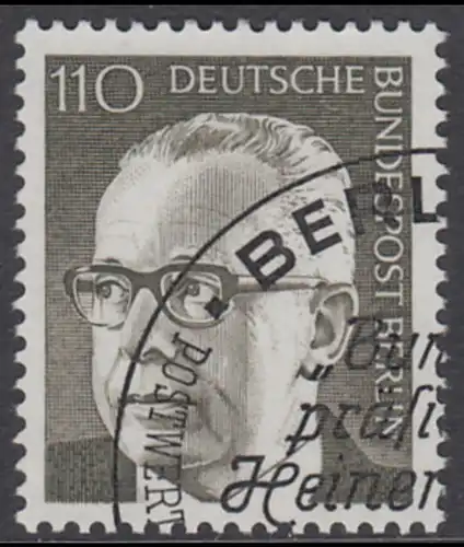 BERLIN 1972 Michel-Nummer 428 gestempelt EINZELMARKE (f)