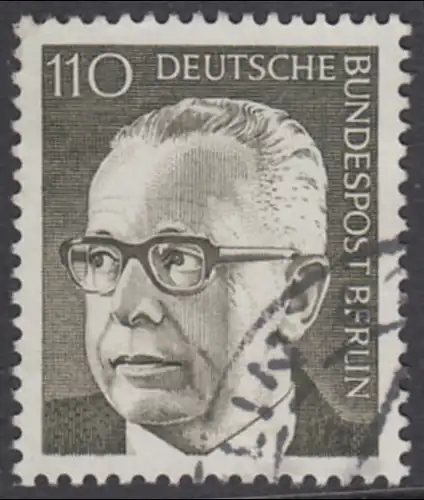 BERLIN 1972 Michel-Nummer 428 gestempelt EINZELMARKE (d)