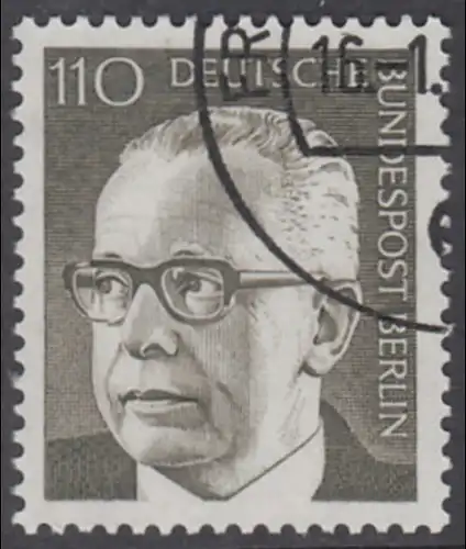 BERLIN 1972 Michel-Nummer 428 gestempelt EINZELMARKE (b)