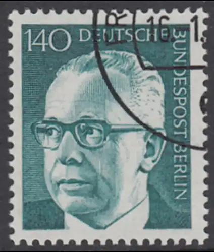 BERLIN 1972 Michel-Nummer 430 gestempelt EINZELMARKE (c)