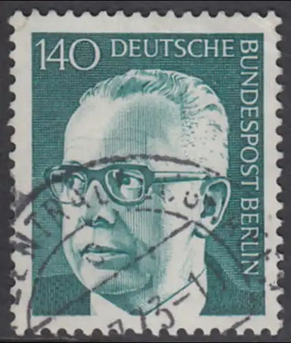 BERLIN 1972 Michel-Nummer 430 gestempelt EINZELMARKE (a)