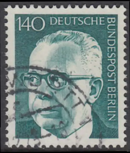 BERLIN 1972 Michel-Nummer 430 gestempelt EINZELMARKE (f)