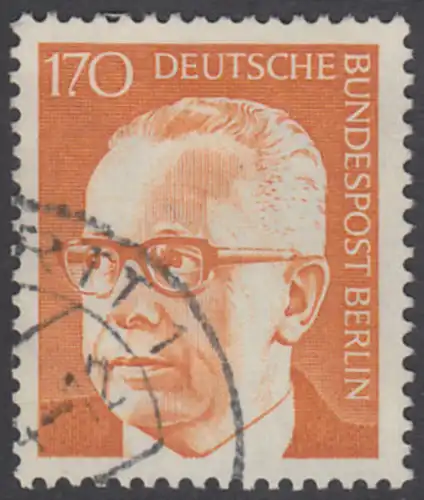 BERLIN 1972 Michel-Nummer 432 gestempelt EINZELMARKE (e)