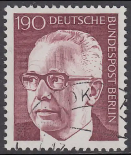 BERLIN 1972 Michel-Nummer 433 gestempelt EINZELMARKE (l)