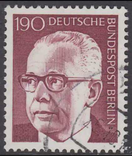 BERLIN 1972 Michel-Nummer 433 gestempelt EINZELMARKE (e)