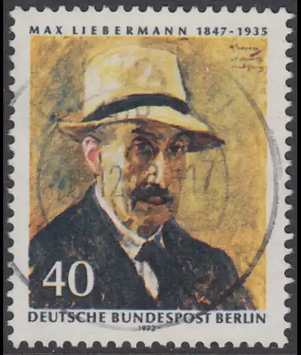 BERLIN 1972 Michel-Nummer 434 gestempelt EINZELMARKE (n)