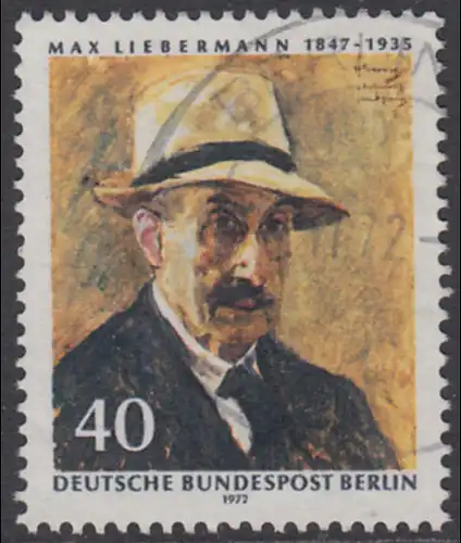 BERLIN 1972 Michel-Nummer 434 gestempelt EINZELMARKE (e)