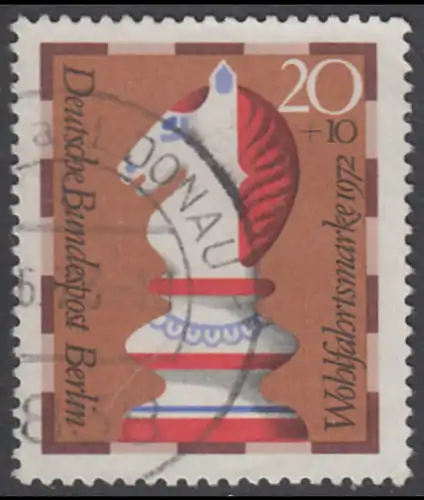 BERLIN 1972 Michel-Nummer 435 gestempelt EINZELMARKE (m)