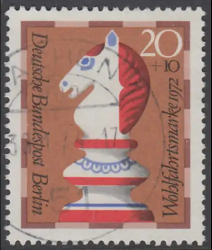 BERLIN 1972 Michel-Nummer 435 gestempelt EINZELMARKE (n)