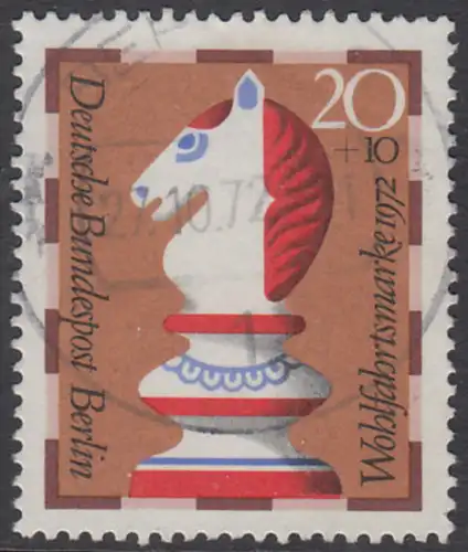BERLIN 1972 Michel-Nummer 435 gestempelt EINZELMARKE (l)