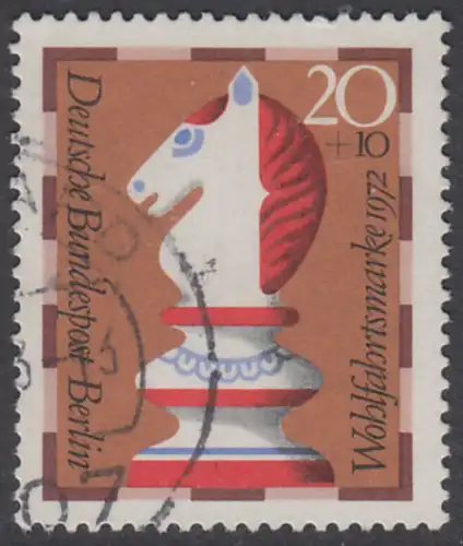 BERLIN 1972 Michel-Nummer 435 gestempelt EINZELMARKE (e)