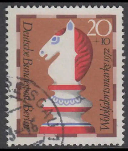 BERLIN 1972 Michel-Nummer 435 gestempelt EINZELMARKE (d)