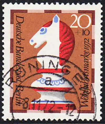BERLIN 1972 Michel-Nummer 435 gestempelt EINZELMARKE (a)