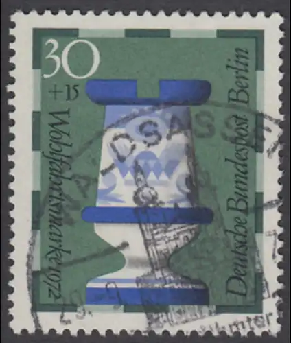 BERLIN 1972 Michel-Nummer 436 gestempelt EINZELMARKE (e)