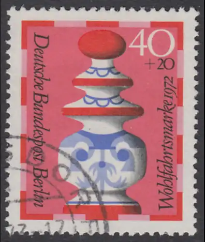 BERLIN 1972 Michel-Nummer 437 gestempelt EINZELMARKE (d)