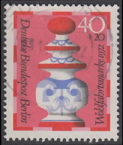 BERLIN 1972 Michel-Nummer 437 gestempelt EINZELMARKE (o)