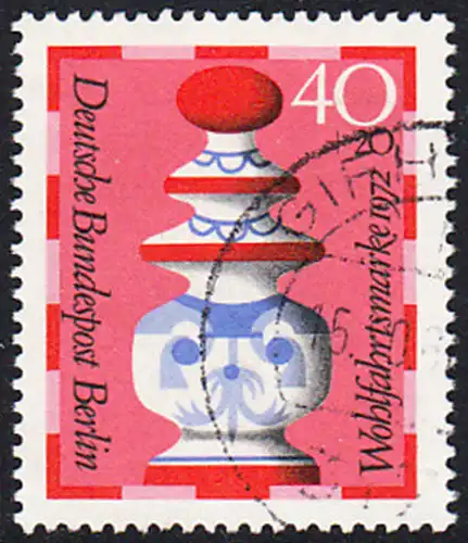 BERLIN 1972 Michel-Nummer 437 gestempelt EINZELMARKE (c)