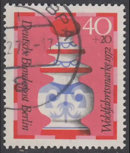 BERLIN 1972 Michel-Nummer 437 gestempelt EINZELMARKE (f)