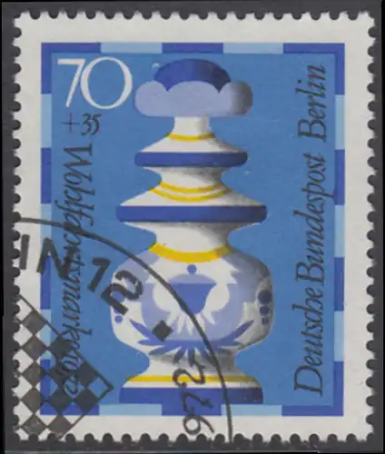 BERLIN 1972 Michel-Nummer 438 gestempelt EINZELMARKE (k)