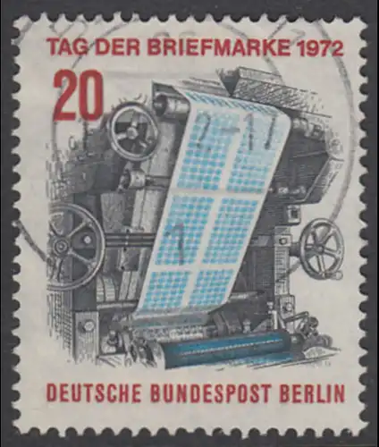 BERLIN 1972 Michel-Nummer 439 gestempelt EINZELMARKE (c)