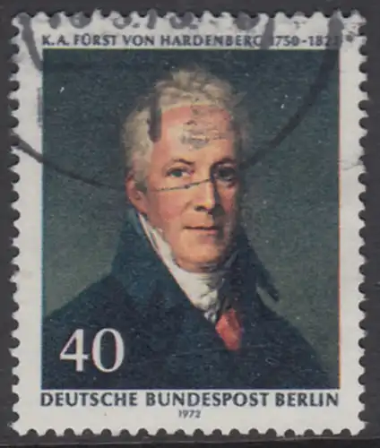 BERLIN 1972 Michel-Nummer 440 gestempelt EINZELMARKE (p)