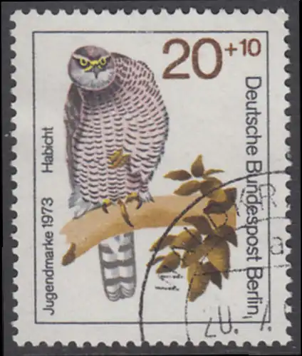 BERLIN 1973 Michel-Nummer 442 gestempelt EINZELMARKE (q)